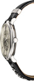 Buy Shop Versace V-Circle Black Manifesto Courage Quartz Silver Dial Black Leather Strap Watch for Men - VBQ080017 USA Online