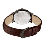 Buy Shop Versace V-Circle Manifesto Black Dial Maroon Leather Strap Watch for Men - VBQ040017 USA Online