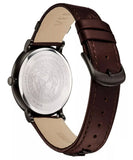 Buy Shop Versace V-Circle Manifesto Black Dial Maroon Leather Strap Watch for Men - VBQ040017 USA Online