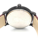 Buy Shop Versace V-Circle Manifesto Black Dial Maroon Leather Strap Watch for Men - VBQ040017 USA Online