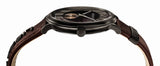 Buy Shop Versace V-Circle Manifesto Black Dial Maroon Leather Strap Watch for Men - VBQ040017 USA Online