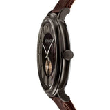 Buy Shop Versace V-Circle Manifesto Black Dial Maroon Leather Strap Watch for Men - VBQ040017 USA Online