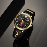 Buy Shop Versace V-Circle Manifesto Edition Black Dial Black Leather Strap Watch for Men - VBQ050017 USA Online