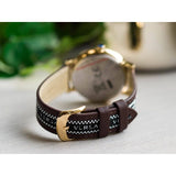 Buy Shop Versace V-Circle Quartz Black Dial Brown Leather Strap Watch for Men - VEBQ01619 USA Online