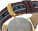 Buy Shop Versace V-Circle Quartz Black Dial Brown Leather Strap Watch for Men - VEBQ01619 USA Online