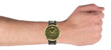 Buy Shop Versace V-Circle Quartz Green Dial Green Leather Strap Watch for Men - VEBQ01519 USA Online