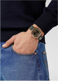 Buy Shop Versace V-Circle Quartz Green Dial Green Leather Strap Watch for Men - VEBQ01519 USA Online