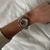 Buy Shop Versace V-Circle Silver Dial Silver Mesh Bracelet Watch for Men - VBQ060017 USA Online