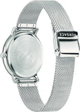 Buy Shop Versace V-Circle Silver Dial Silver Mesh Bracelet Watch for Men - VBQ060017 USA Online