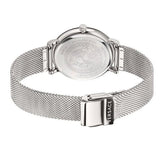 Buy Shop Versace V-Circle Silver Dial Silver Mesh Bracelet Watch for Men - VBQ060017 USA Online