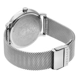 Buy Shop Versace V-Circle Silver Dial Silver Mesh Bracelet Watch for Men - VBQ060017 USA Online
