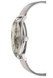 Buy Shop Versace V-Circle Silver Dial Silver Mesh Bracelet Watch for Men - VBQ060017 USA Online