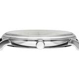 Buy Shop Versace V-Circle Silver Dial Silver Mesh Bracelet Watch for Men - VBQ060017 USA Online