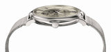 Buy Shop Versace V-Circle Silver Dial Silver Mesh Bracelet Watch for Men - VBQ060017 USA Online