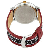 Buy Shop Versace V Circle Silver Dial Two Tone Leather Strap Watch for Men - VEBQ01319 USA Online