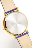 Buy Shop Versace V-Circle The Clans Edition Black Dial Red & Blue Leather Strap Watch for Women - VEBQ00218 USA Online