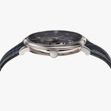 Buy Shop Versace V-Circle The Clans Edition Blue Dial Blue & Green Leather Strap Watch for Women - VEBQ00118 USA Online