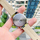 Buy Shop Versace V-Circle The Clans Edition Silver Dial Multicolor Leather Strap Watch for Women - VE8100118 USA Online
