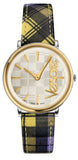 Buy Shop Versace V-Circle The Clans Edition Silver Dial Multicolor Leather Strap Watch for Women - VE8100118 USA Online