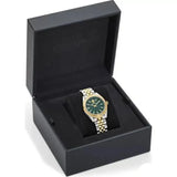 Buy Shop Versace V-Code Analog Green Dial Two Tone Steel Strap Watch for Women - VE8I00424 USA Online