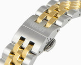 Buy Shop Versace V-Code Analog Green Dial Two Tone Steel Strap Watch for Women - VE8I00424 USA Online