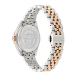 Buy Shop Versace V-Code Analog White Dial Two Tone Steel Strap Watch for Women - VE8I00624 USA Online