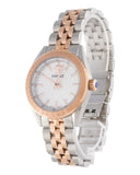 Buy Shop Versace V-Code Analog White Dial Two Tone Steel Strap Watch for Women - VE8I00624 USA Online