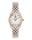 Buy Shop Versace V-Code Analog White Dial Two Tone Steel Strap Watch for Women - VE8I00624 USA Online