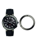 Buy Shop Versace V Extreme Chronograph Black Tone Dial Black Rubber Strap Watch for Men - VCN020017 USA Online
