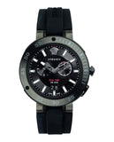 Buy Shop Versace V Extreme Chronograph Black Tone Dial Black Rubber Strap Watch for Men - VCN020017 USA Online