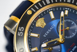Buy Shop Versace V Extreme Pro Two Tone Dial Stainless Steel Strap Watch for Men - VCN040017 USA Online