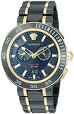 Buy Shop Versace V Extreme Pro Two Tone Dial Stainless Steel Strap Watch for Men - VCN040017 USA Online