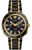 Buy Shop Versace V Extreme Pro Two Tone Dial Stainless Steel Strap Watch for Men - VCN040017 USA Online