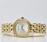 Buy Shop Versace V Flare Diamonds Silver Dial Gold Steel Strap Watch for Women - VEBN00918 USA Online