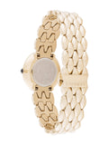 Buy Shop Versace V Flare Diamonds Silver Dial Gold Steel Strap Watch for Women - VEBN00918 USA Online