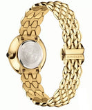 Buy Shop Versace V Flare Diamonds Silver Dial Gold Steel Strap Watch for Women - VEBN00918 USA Online