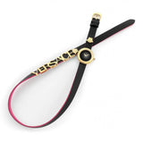 Buy Shop Versace V-Flare Quartz Black Dial Black Leather Strap Watch for Women - VEBN00218 USA Online
