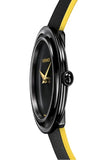 Buy Shop Versace V-Flare Quartz Black Dial Black Leather Strap Watch for Women - VEBN00518 USA Online