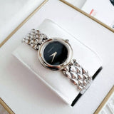 Buy Shop Versace V-Flare Quartz Black Dial Silver Steel Strap Watch for Women - VEBN00618 USA Online