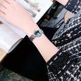 Buy Shop Versace V-Flare Quartz Black Dial Silver Steel Strap Watch for Women - VEBN00618 USA Online