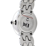 Buy Shop Versace V-Flare Quartz Black Dial Silver Steel Strap Watch for Women - VEBN00618 USA Online