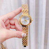 Buy Shop Versace V-Flare Quartz Silver Dial Gold Steel Strap Watch for Women - VEBN00718 USA Online