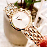 Buy Shop Versace V-Flare Quartz Silver Dial Gold Steel Strap Watch for Women - VEBN00718 USA Online