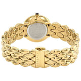 Buy Shop Versace V-Flare Quartz Silver Dial Gold Steel Strap Watch for Women - VEBN00718 USA Online