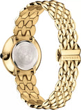 Buy Shop Versace V-Flare Quartz Silver Dial Gold Steel Strap Watch for Women - VEBN00718 USA Online