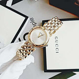 Buy Shop Versace V-Flare Quartz Silver Dial Gold Steel Strap Watch for Women - VEBN00818 USA Online