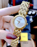 Buy Shop Versace V-Flare Quartz Silver Dial Gold Steel Strap Watch for Women - VEBN00818 USA Online