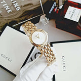 Buy Shop Versace V-Flare Quartz Silver Dial Gold Steel Strap Watch for Women - VEBN00818 USA Online