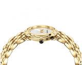 Buy Shop Versace V-Flare Quartz Silver Dial Gold Steel Strap Watch for Women - VEBN00818 USA Online