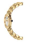 Buy Shop Versace V-Flare Quartz Silver Dial Gold Steel Strap Watch for Women - VEBN00818 USA Online